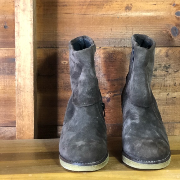 Paul Brodie Suede Fold Over Bootie - Picture 5 of 8